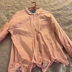 Tommy Hilfiger Peach Button Down Casual